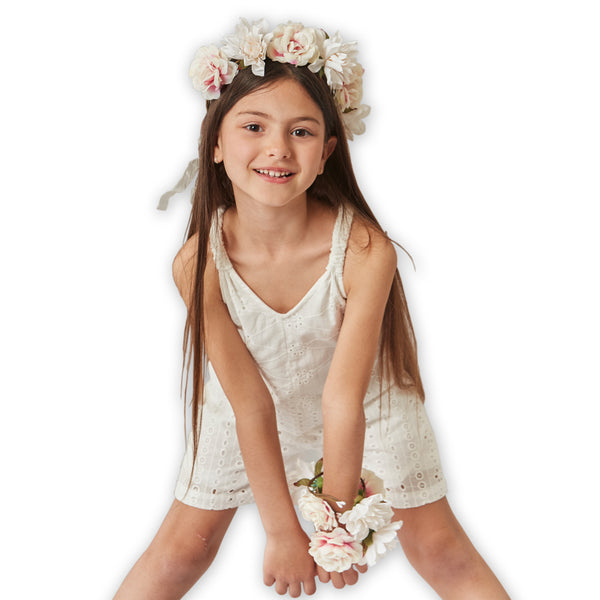 קשת פרחים לשיער