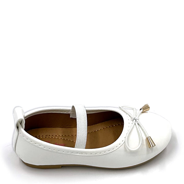 נעלי בובה עם פפיון ורצועת אחיזה בנות ופעוטות