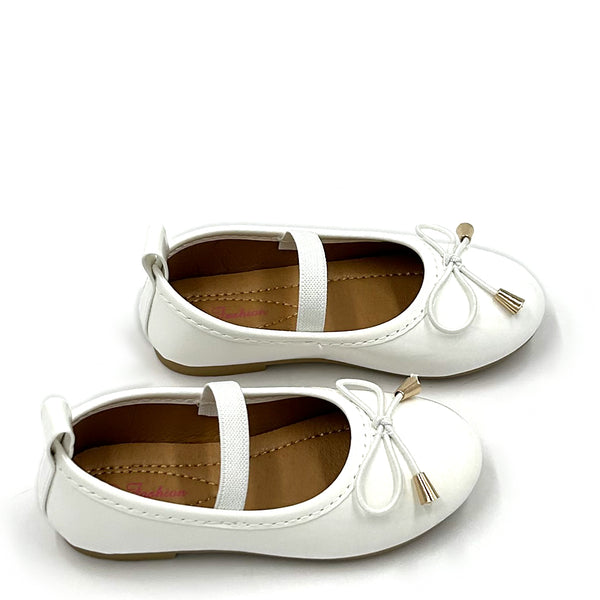 נעלי בובה עם פפיון ורצועת אחיזה בנות ופעוטות