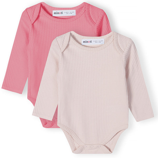 זוג בגדי גוף מינוטי תינוקות