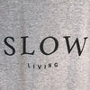 חולצה מודפסת Slow Living מידות גדולות גבר 4XL-7XL