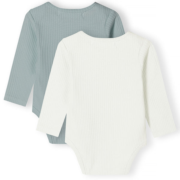 זוג בגדי גוף מינוטי תינוקות