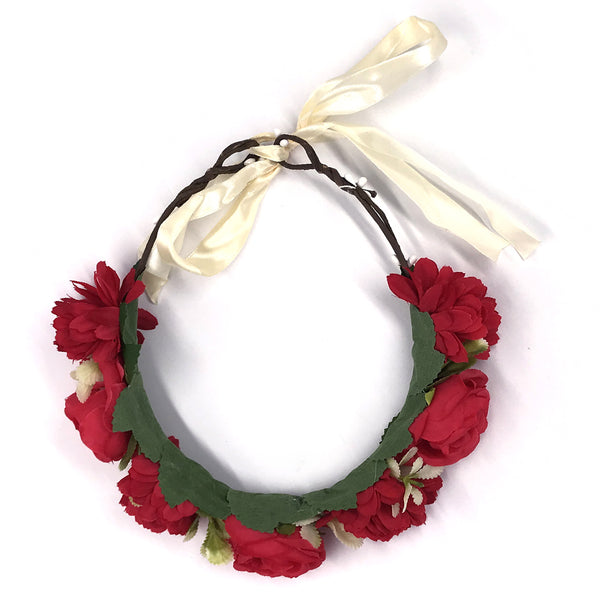 קשת פרחים לשיער