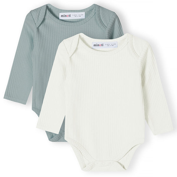 זוג בגדי גוף מינוטי תינוקות