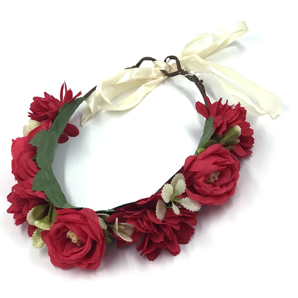 קשת פרחים לשיער