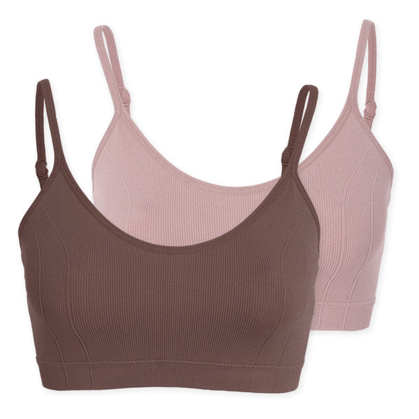 זוג גוזיות כתפיה דקה בטנה כפולה וקאפים נשלפים נשים