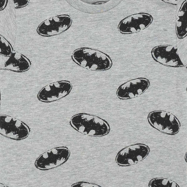 זוג חולצות לוגו Batman אפור-קאמל תינוקות בנים