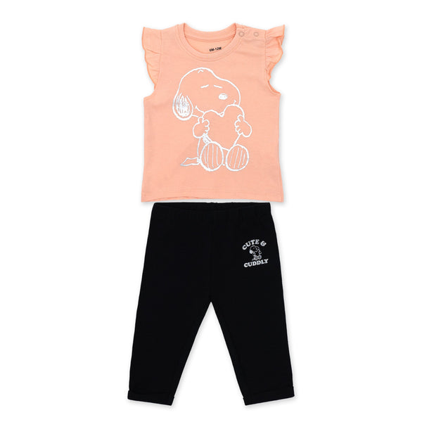 מארז 2 חליפות סנופי תינוקות בנות