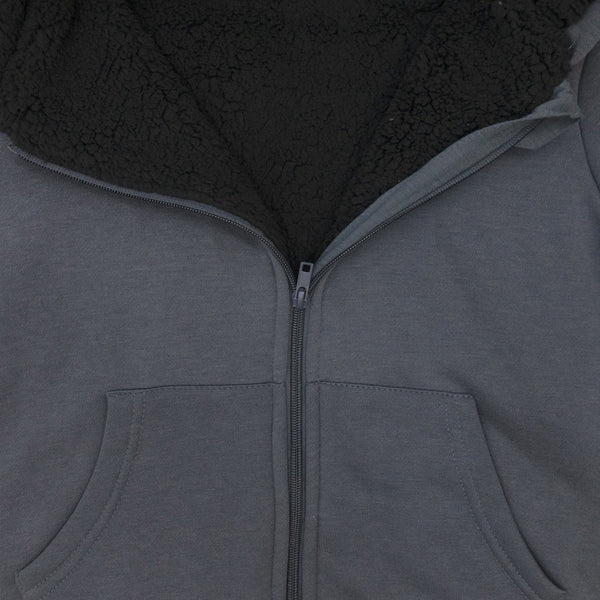 קפוצ'ון פרווה עם רוכסן