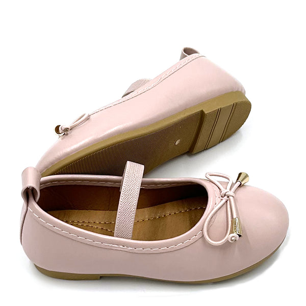 נעלי בובה עם פפיון ורצועת אחיזה בנות ופעוטות