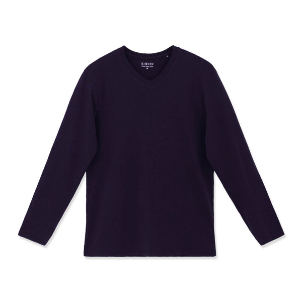 חולצת לייקרה K-Seven צווארון וי גברים