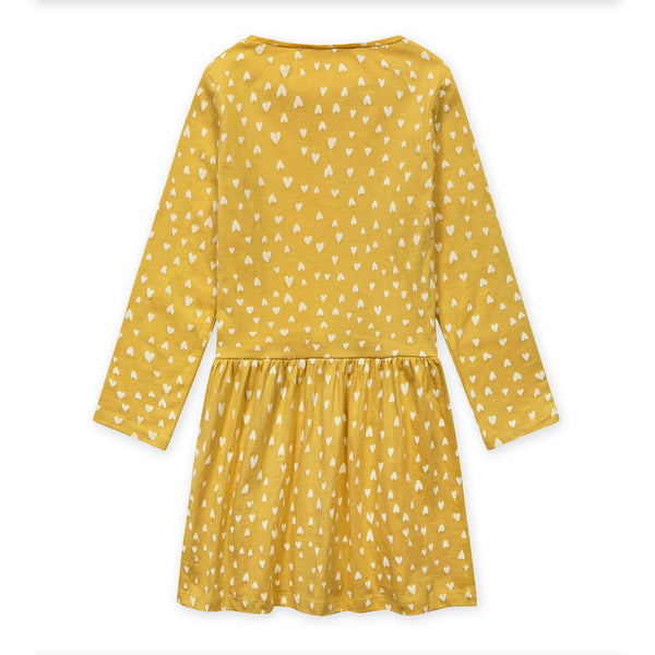 זוג שמלות מינוטי מודפסות לבבות תינוקות 12-24M