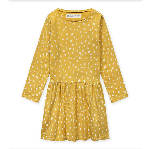 זוג שמלות מינוטי מודפסות לבבות תינוקות 12-24M