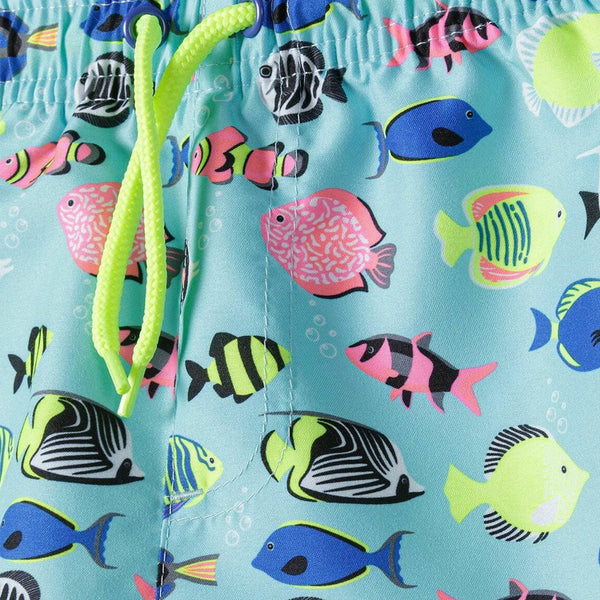 בגד ים מינוטי הדפס דגים בנים