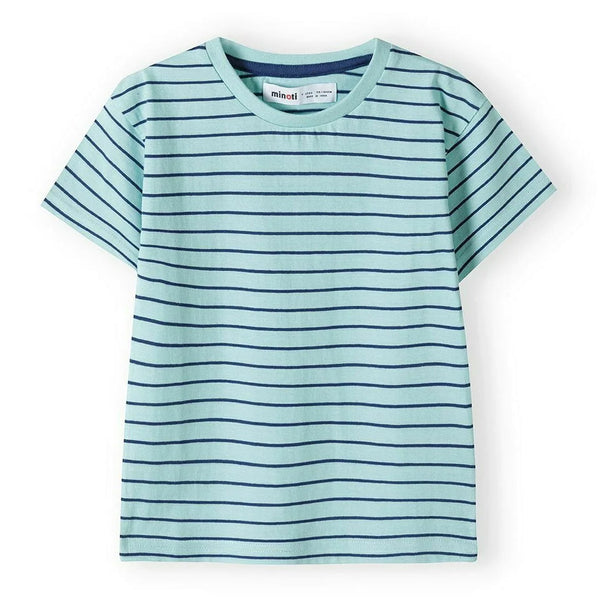 מארז 3 חולצות מינוטי מודפסות מנטה-לבן תינוקות בנים