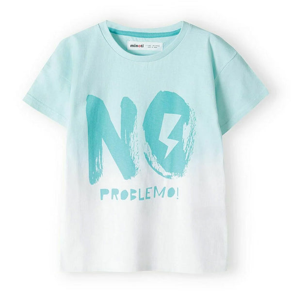 מארז 3 חולצות מינוטי מודפסות מנטה-לבן תינוקות בנים