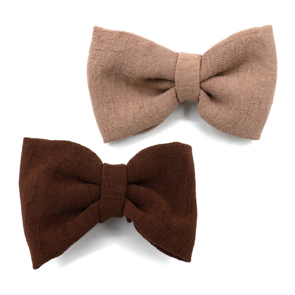 זוג קליפסים פפיון לשיער