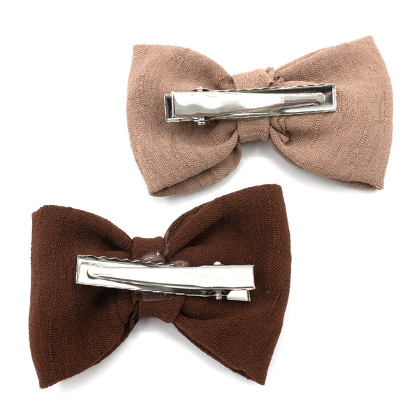 זוג קליפסים פפיון לשיער