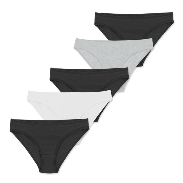 מארז 5 תחתוני ביקיני כותנה-לייקרה נשים S-XXL