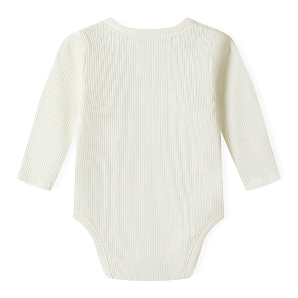 מארז 2 בגדי גוף מינוטי ריב שרוול ארוך תינוקות