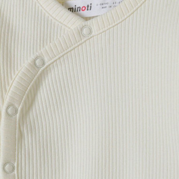 מארז 2 בגדי גוף מינוטי ריב שרוול ארוך תינוקות