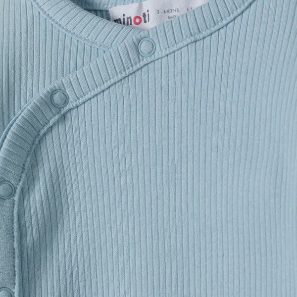 מארז 2 בגדי גוף מינוטי ריב שרוול ארוך תינוקות