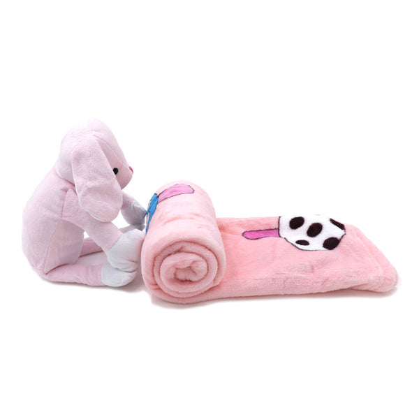 סט שמיכת תינוק ובובה