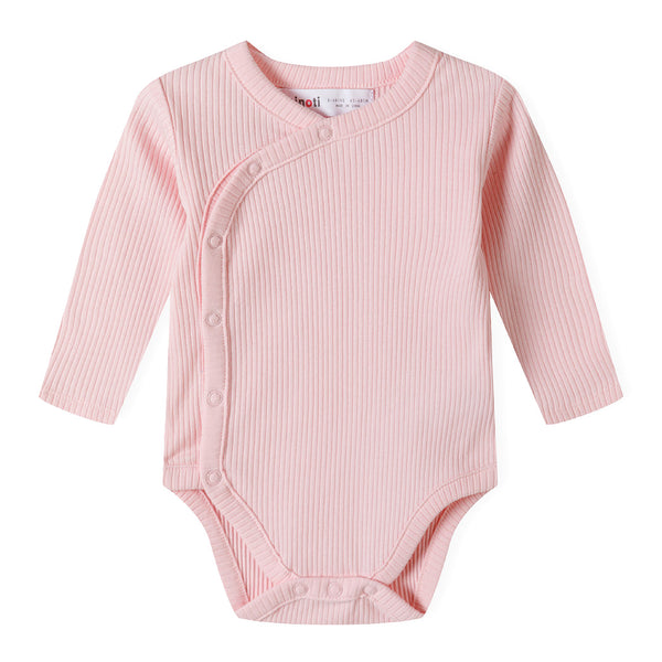 מארז 2 בגדי גוף מינוטי ריב שרוול ארוך תינוקות