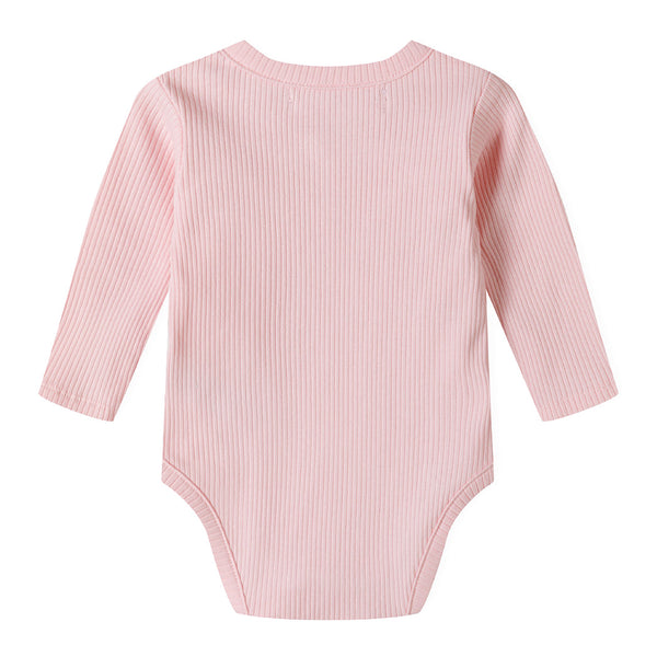 מארז 2 בגדי גוף מינוטי ריב שרוול ארוך תינוקות