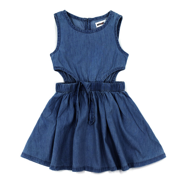 שמלה דקה עם סרט מינוטי תינוקות ופעוטות