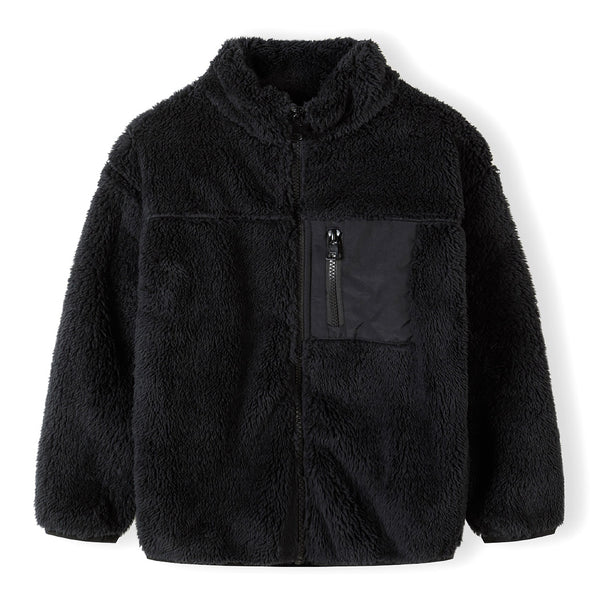 ג'קט מינוטי בד שרפה עם רוכסן תינוקות