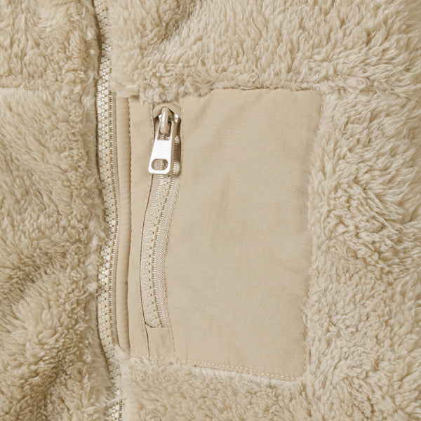 ג'קט מינוטי בד שרפה עם רוכסן תינוקות