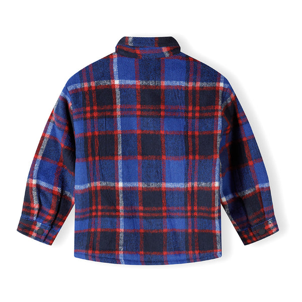 ג'קט מינוטי משבצות עבה פעוטים ובנים