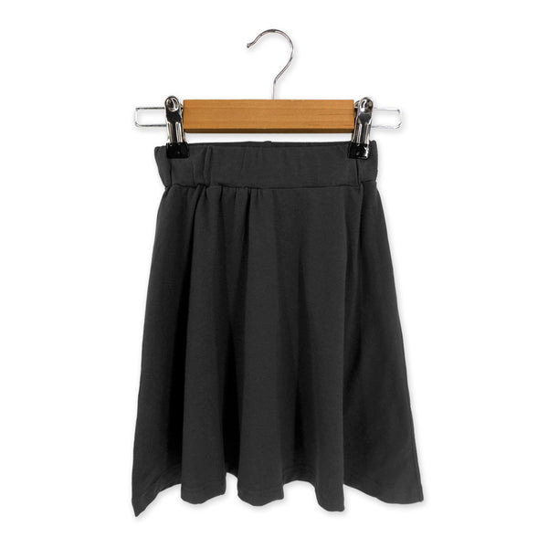 מארז 3 חצאיות ברך שחור-אפור-פודרה בנות