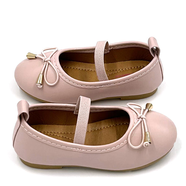 נעלי בובה עם פפיון ורצועת אחיזה בנות ופעוטות