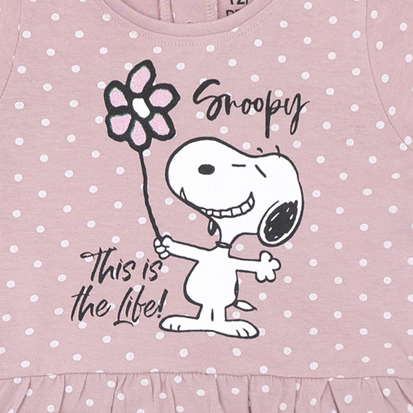 זוג חולצות ראפל סנופי תינוקות בנות