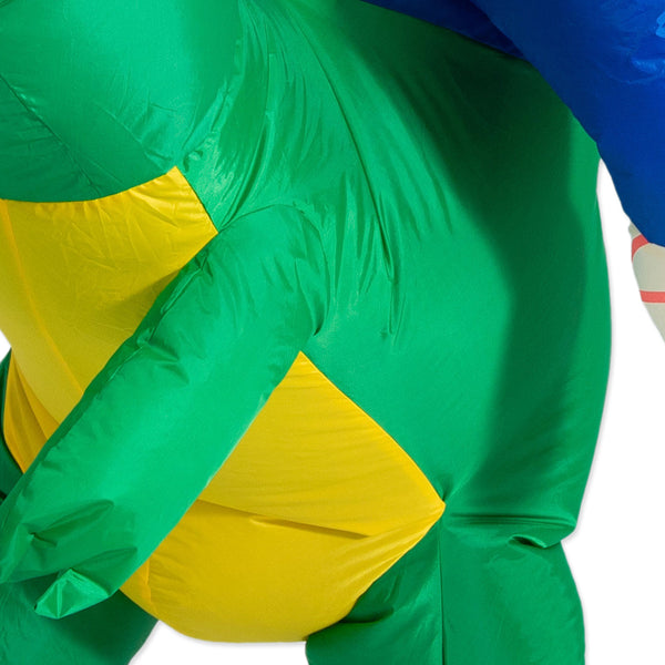 תחפושת מתנפחת דרקון עם רוכב מידת ילדים ובוגרים