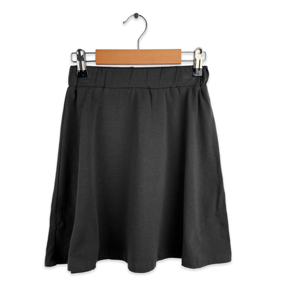 מארז 4 חצאיות ברך שחור-פוקסיה-ורוד-פלדה בנות 8-16