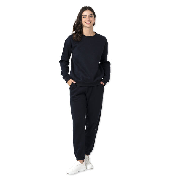 מכנסיים עם כיסים וסיומת גומי נשים