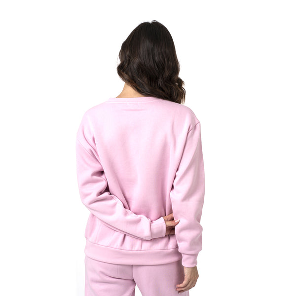 סווטשירט עם מנז'ט וצווארון מעוגל