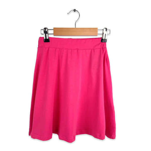 מארז 4 חצאיות ברך שחור-פוקסיה-ורוד-פלדה בנות 8-16