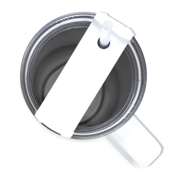 כוס תרמוס אלומיניום גדולה עם קשית