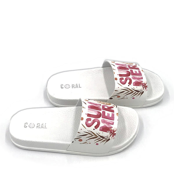 כפכפי גומי מודפסים Summer אננס בנות