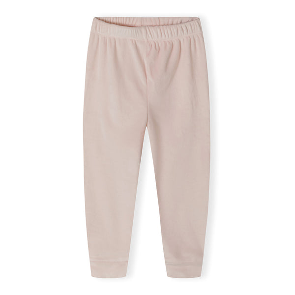 פיג'מה קטיפתית עם אפליקציית עכבר מינוטי תינוקות בנות