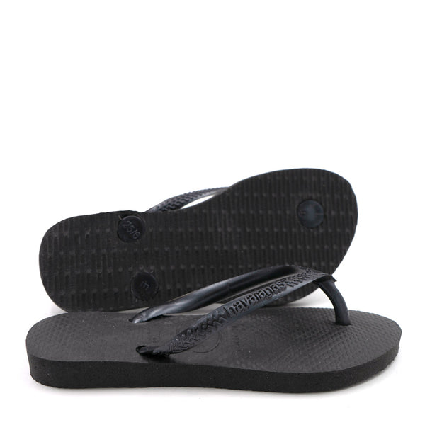 כפכף הוואינס סלים שחור Havaianas מידות ילדים