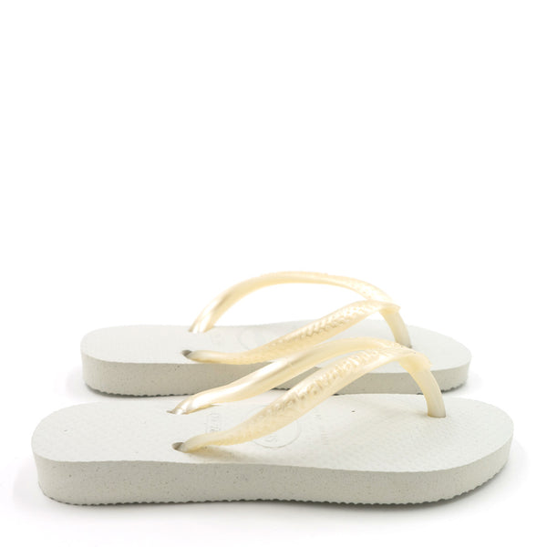 כפכף הוואינס סלים לבן Havaianas מידות ילדים 23-34