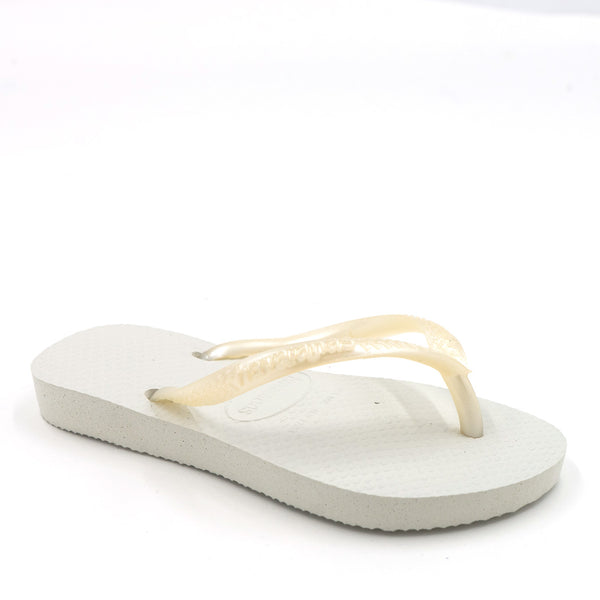 כפכף הוואינס סלים לבן Havaianas מידות ילדים 23-34