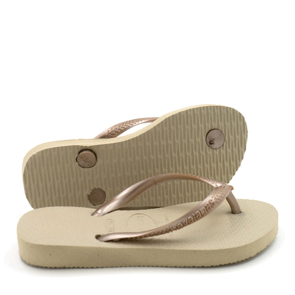 כפכף הוואינס Havaianas בגוון בז' מידות ילדים