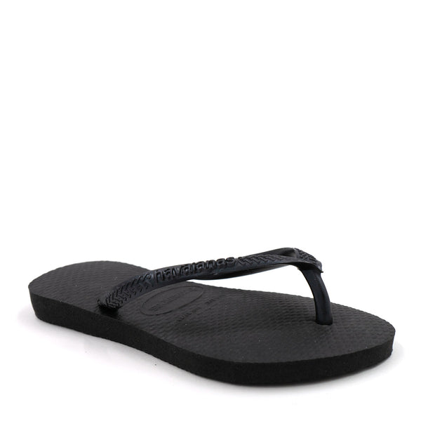 כפכף הוואינס סלים שחור Havaianas מידות ילדים