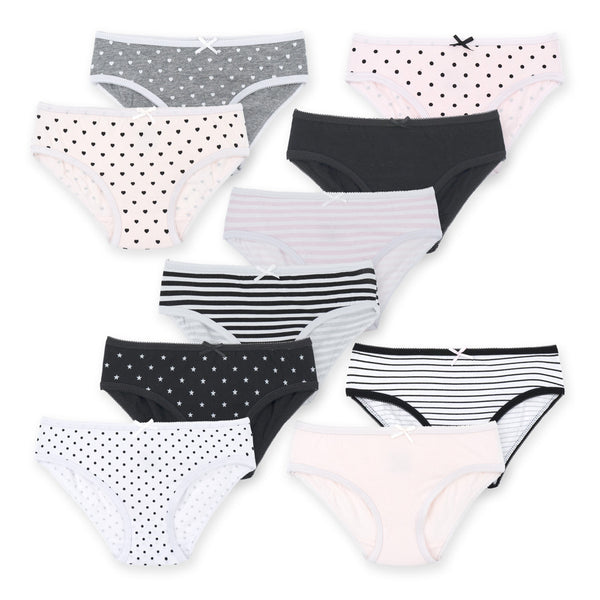מארז 10 תחתונים צבעוניים מודפסים בנות